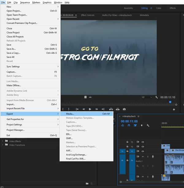 How to export video from Premiere Pro How to export video from Premiere Pro